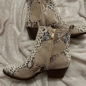CL by laundry snakeskin print boot